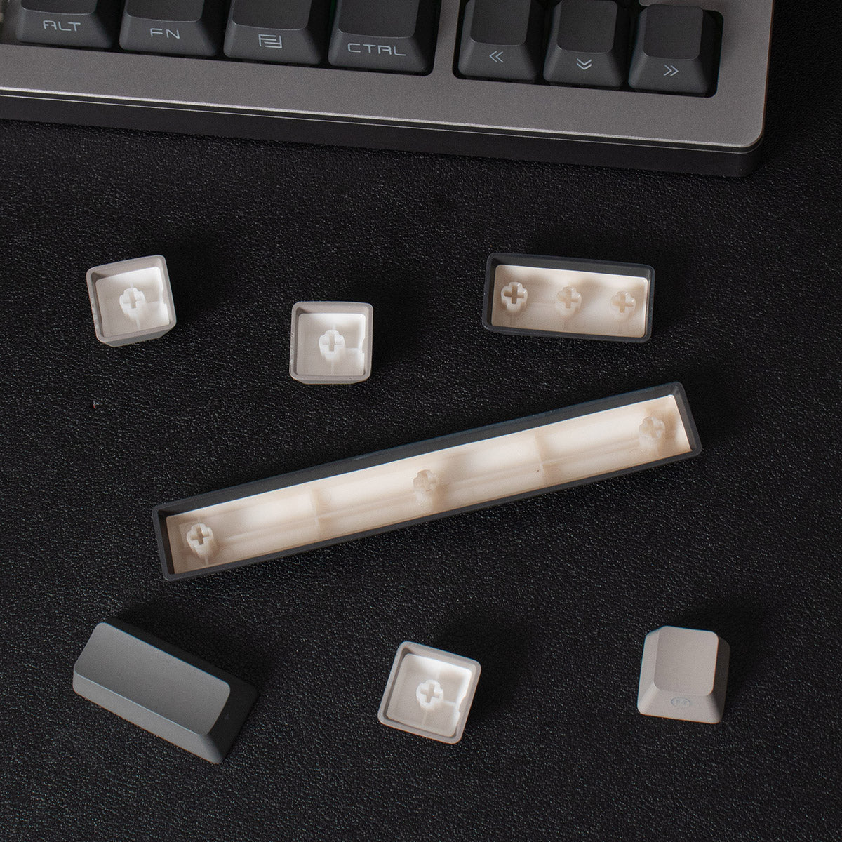 Top & Side Backlit Gradient Light Transmission Keycap Cherry